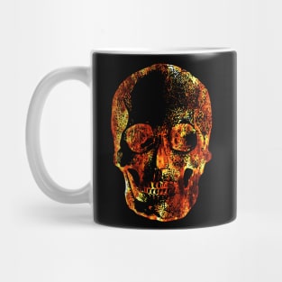 Flaming Skull Mug